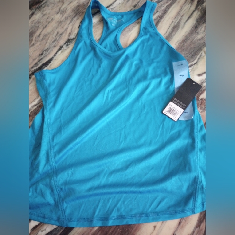 Skechers Women's Turquoise Blue Sports Top